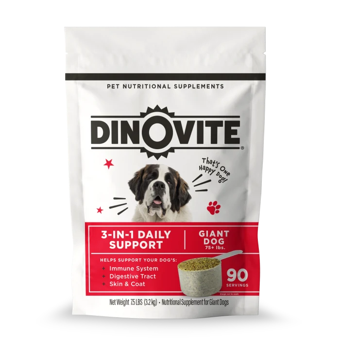 The real Dinovite for Dogs Giant bag