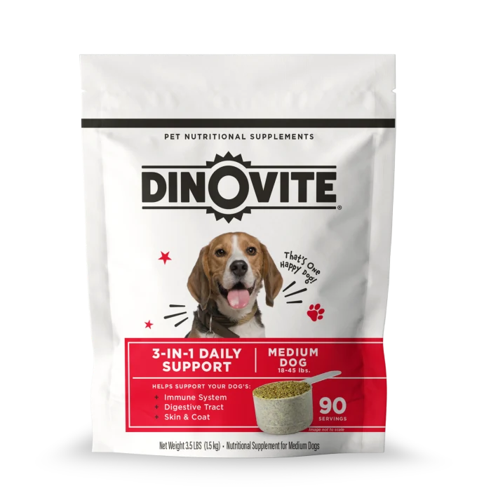 The real Dinovite for Dogs Medium bag